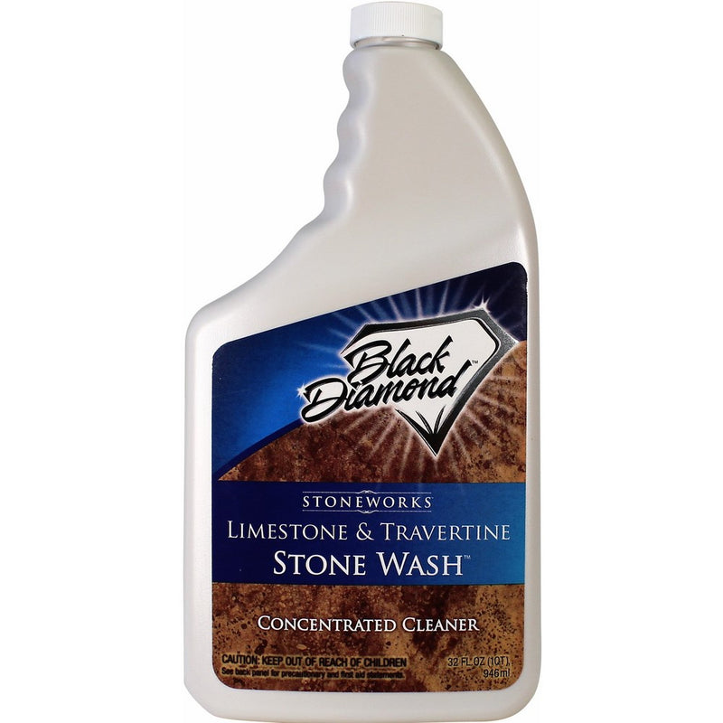 Black Diamond Stoneworks Limestone and Travertine Floor Cleaner: Natural Stone, Marble, Slate, Polished Concrete, honed or tumbled surfaces. Concentrated Ph. Neutral. Quart