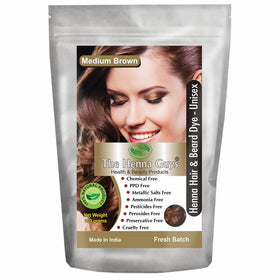 The Henna Guys Henna Hair and Beard Color/Dye, Medium Brown