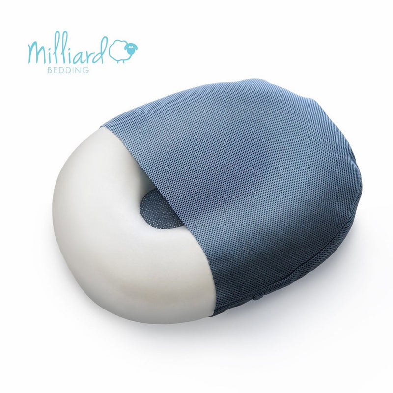 Milliard Foam Donut Pillow Orthopedic Ring Cushion with Removable Cover, Large, 20x15" For Hemorrhoid, Coccyx, Sciatic Nerve, Pregnancy and Tailbone Pain, Firm