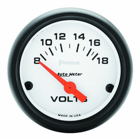 Auto Meter 5791 Phantom Electric Voltmeter Gauge