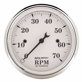 Auto Meter 1695 Old Tyme White Electric Tachometer
