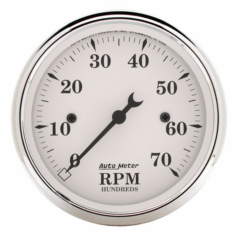 Auto Meter 1695 Old Tyme White Electric Tachometer