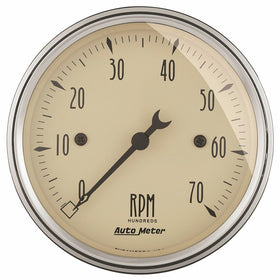Auto Meter 1898 Antique Beige Electric Tachometer