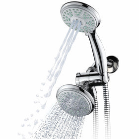 Aquadance by HotelSpa 24-Setting Slimline Design Ultra-Luxury 3 Way Shower-Head/Handheld Shower Combo by Top Brand Manufacturer!