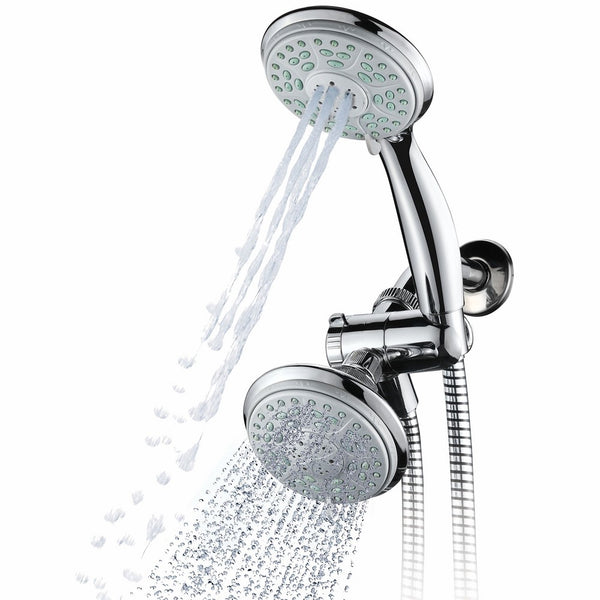 Aquadance by HotelSpa 24-Setting Slimline Design Ultra-Luxury 3 Way Shower-Head/Handheld Shower Combo by Top Brand Manufacturer!