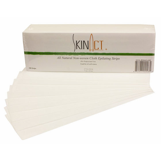 Skin Act Professional All Natural Non-woven Cloth Epilating Strips for Waxing