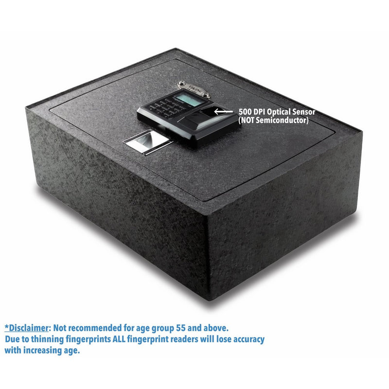 Viking Security Safe VS-14BL Top Opening Drawer Biometric Fingerprint LCD Keypad Safe