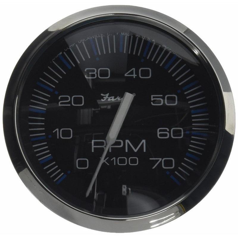Faria 33718 Chesapeake Black 7000 rpm Tachometer