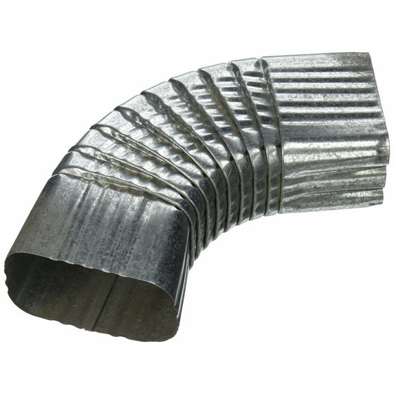 AMERIMAX HOME PRODUCTS 49065 3x4 Mill Finish Galvanized B Elbow