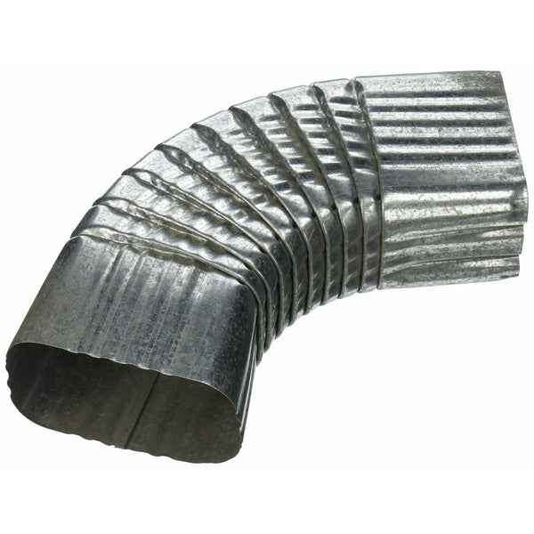 AMERIMAX HOME PRODUCTS 49065 3x4 Mill Finish Galvanized B Elbow