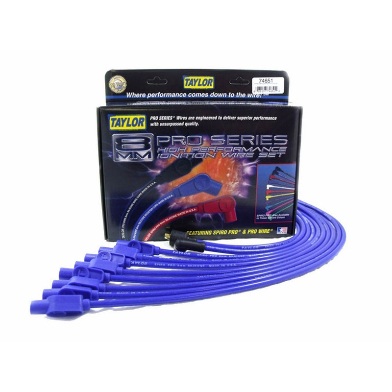 Taylor Cable 74651 Spiro-Pro Blue Spark Plug Wire Set