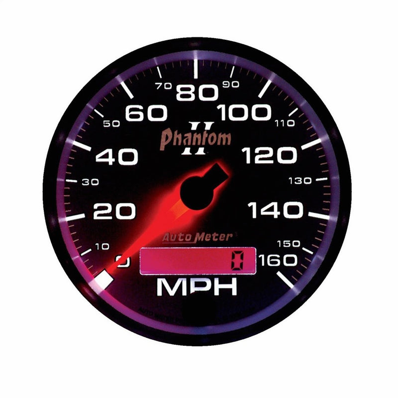 Auto Meter 7588 Phantom II 3-3/8" 160 mph In-Dash Electric Programmable Speedometer