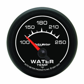 Auto Meter 5937 ES 2-1/16" 100-250 F Short Sweep Electric Water Temperature Gauge