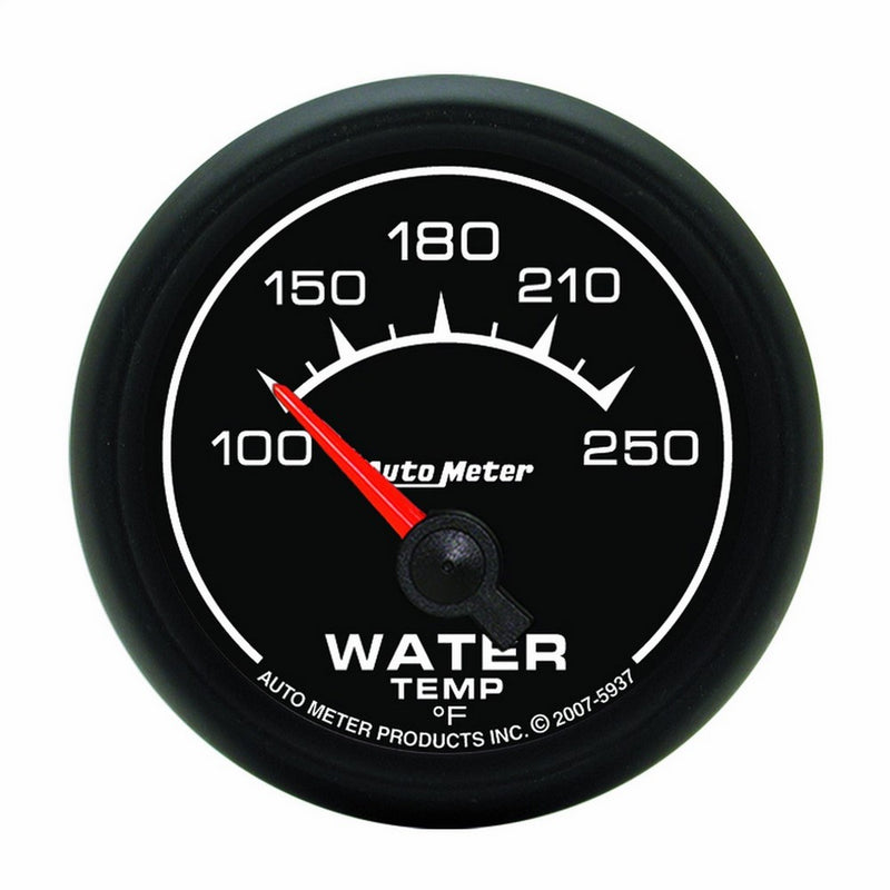 Auto Meter 5937 ES 2-1/16" 100-250 F Short Sweep Electric Water Temperature Gauge
