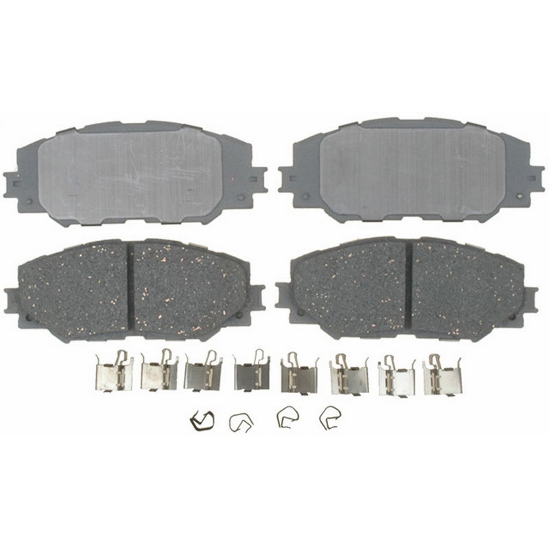 ACDelco 14D1210CH Advantage Ceramic Front Disc Brake Pad Set with Hardware