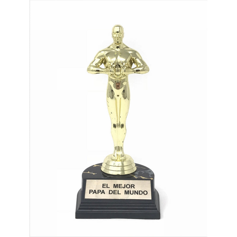 Father's Day El Mejor Papa Del Mundo Trophy Award-7 inches