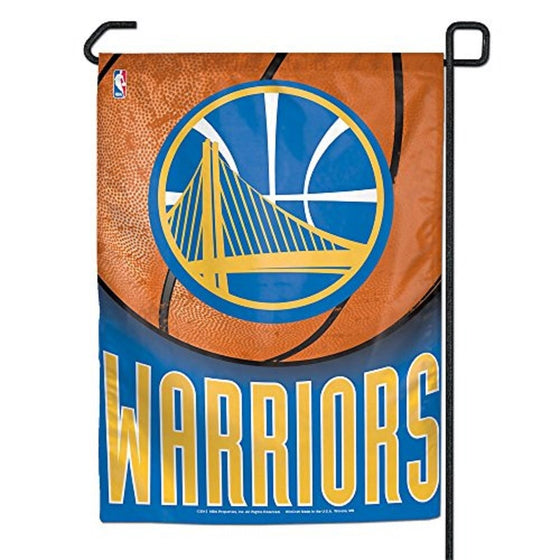 WinCraft NBA Golden State Warriors Garden Flag 12x18, 2 Sided, Team Colors