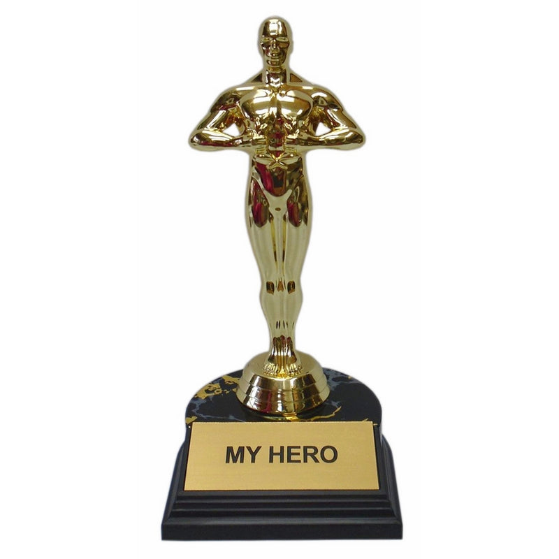 My Hero Trophy Award-7"H x 3.25"L x 3.25"W