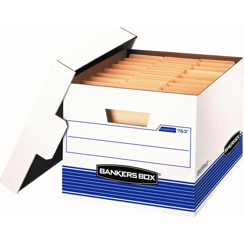 Bankers Box Stor/File Medium-Duty Storage Boxes with Lift-Off Lid, Letter/Legal, 20 Pack (0076315)