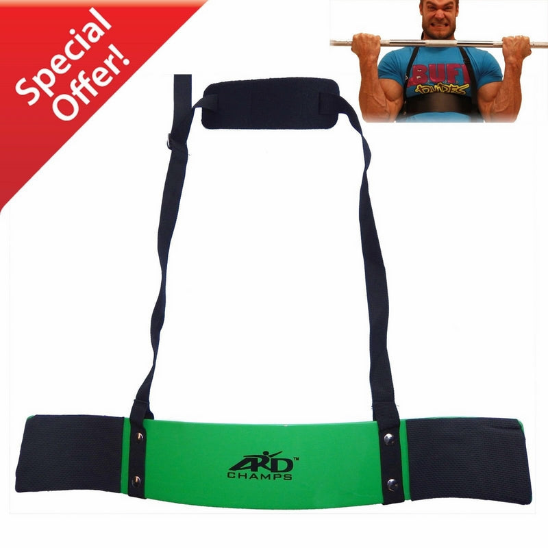 ARD CHAMPS Heavy Duty Arm Blaster Body Building Bomber Bicep Curl Triceps Green New