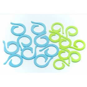 ALL in ONE Colorful Split Ring Stitch Markers Crochet Locking Stitch Marker Mixed 2 Size for Knitting DIY Craft (Mixed Size-40pcs)