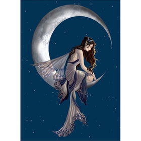 DIY 5D Diamond Painting Kit, Moon Goddess Embroidery Rhinestone Cross Stitch Arts Craft Supply for Home Wall Decor