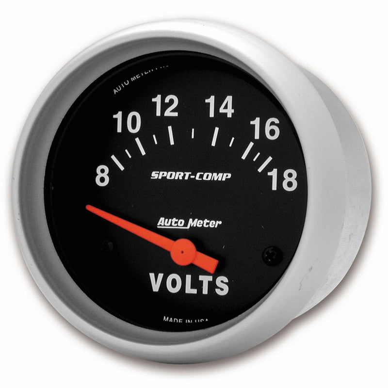 Auto Meter 3592 Sport-Comp Electric Voltmeter Gauge