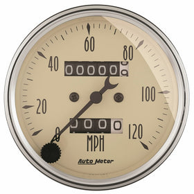 Auto Meter 1896 Antique Beige Mechanical Speedometer