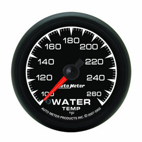 Auto Meter 5955 ES 2-1/16" -100 260 F Full Sweep Electric Water Temperature Gauge