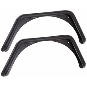 Smittybilt 76875 XRC Textured Black 1.5" Tube Rear Fender with 3" Wide Flare, Pair