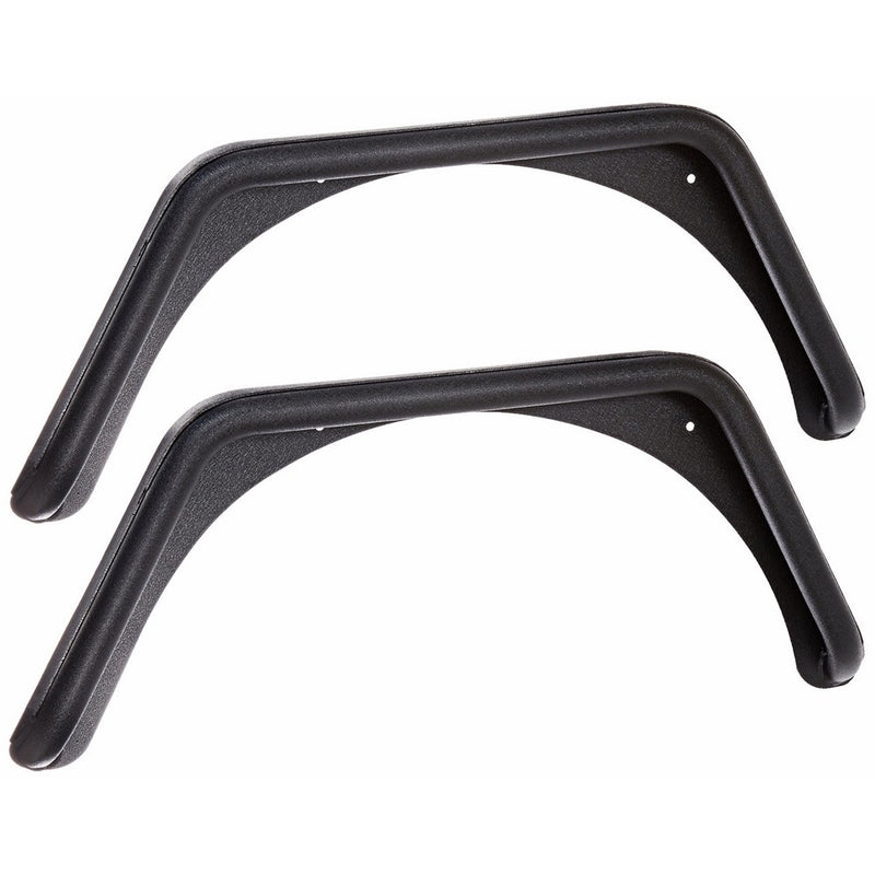 Smittybilt 76875 XRC Textured Black 1.5" Tube Rear Fender with 3" Wide Flare, Pair