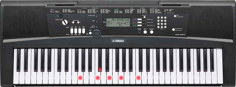 Yamaha EZ-220 Portable Keyboard with Lighted Keys (power adapter sold separately)