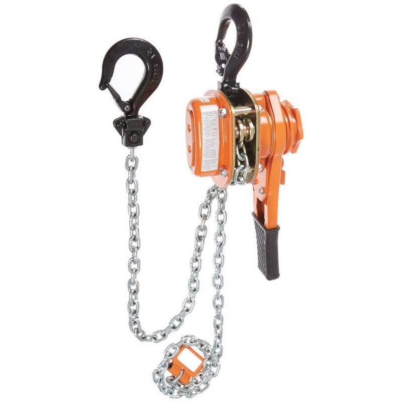 CM 5328 Steel Lever Operated Hoist, 11" Lever, 2000 lbs Capacity, 5' Lift Height