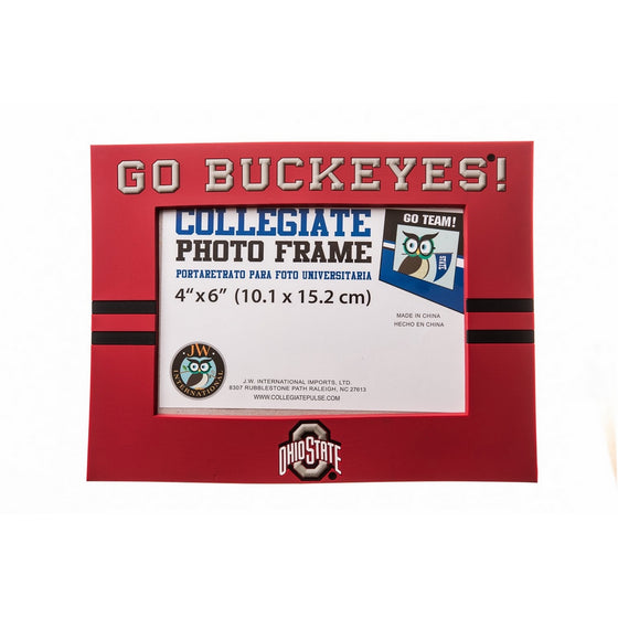 Collegiate Pulse OHIO STATE BUCKEYES NCAA PVC PHOTO FRAME