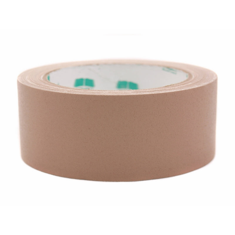 BookGuard 1-1/2 InchVinyl-Coated Cotton Cloth Book Binding Repair Tape, 15 Yard Roll, Light Brown
