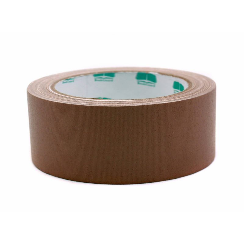 BookGuard 1-1/2 InchVinyl-Coated Cotton Cloth Book Binding Repair Tape, 15 Yard Roll, Brown