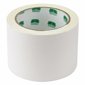 3" White Colored Premium-Cloth Book Binding Repair Tape | 15 Yard Roll (BookGuard Brand)