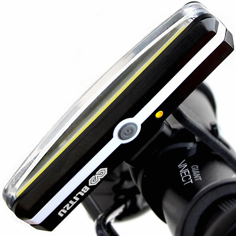 BLITZU Cyborg 168H USB Rechargeable Headlight SUPER BRIGHT Bike Light - Helmet Front Light Accessories. High Intensity LED Fits on any Bicycles. Easy To install for Cycling Safety Flashlight