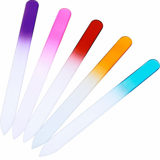 eBoot Crystal Glass Nail Files, 5-Piece