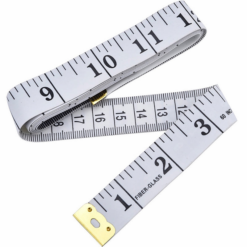 eBoot Soft Tape Measure for Sewing Tailor Cloth Ruler (White)