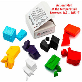 Candle Dye - Wax Dye 8 colors- Dye Flakes for Candle Making Supplies Kit - Soy Dye for Candle Molds - for Soy Candle Wax Kit – for Hemp Candle Wicks - for Making Scented Candles