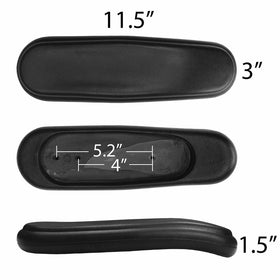 Replacement Office Chair Armrest Arm Pads - Extra Soft - Pair - S5398