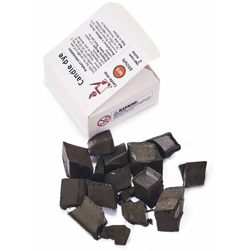 Candle Shop - Brown Dye for 45 lb of wax - Candle dye chips for making candles - Candle wax Dye