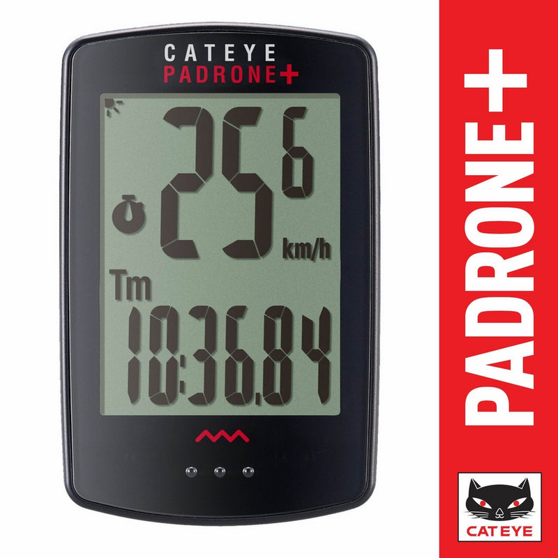 CatEye - Padrone Plus Cycle Computer, Black