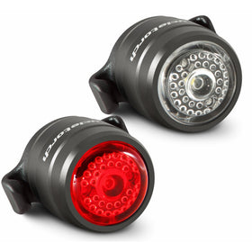 Cycle Torch Bolt Combo - USB Rechargeable Bike Light Front and Back| Safety Bicycle LED Headlight & Rear Tail Light | Bike Lights Set, Easy to Install for Men Women Kids (2 PC)