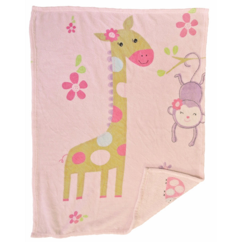 Baby Blanket (Giraffe) Super Soft Fleece Baby Girl's blanket/Cozy blanket/Crib To Toddler/Registry Gift For Boy and Girl/Super soft