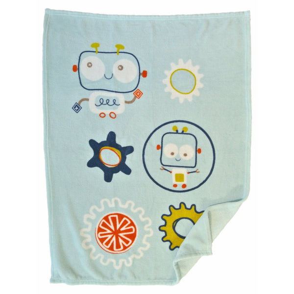 Baby Blanket (Robot) Super Soft Fleece Baby Boy's Blanket/Cozy blanket/Crib To Toddler/Registry Gift For Boy and Girl/Super soft