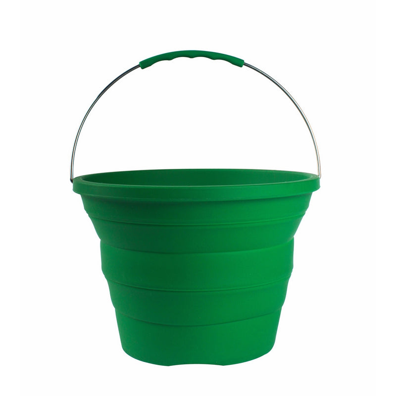 Blossom Silicone Collapsible Bucket, Green, for boating, camping, and so much more!