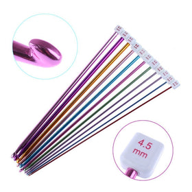 11 Different Size Multicolour Aluminum Tunisian/afghan Crochet Hook Needle by DINGJIN