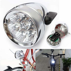 BlueSunshine Vintage Retro Bicycle Bike Front Light Lamp 7 LED Fixie Headlight with Bracket